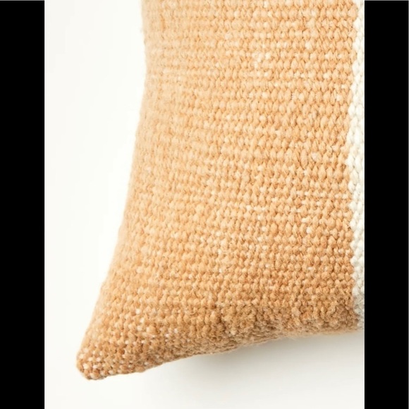 Sien + Co Pila‎ Handwoven Wool Pillow Cover Butterscotch 100% Sheep Wool 20 X 20 - Picture 2 of 7